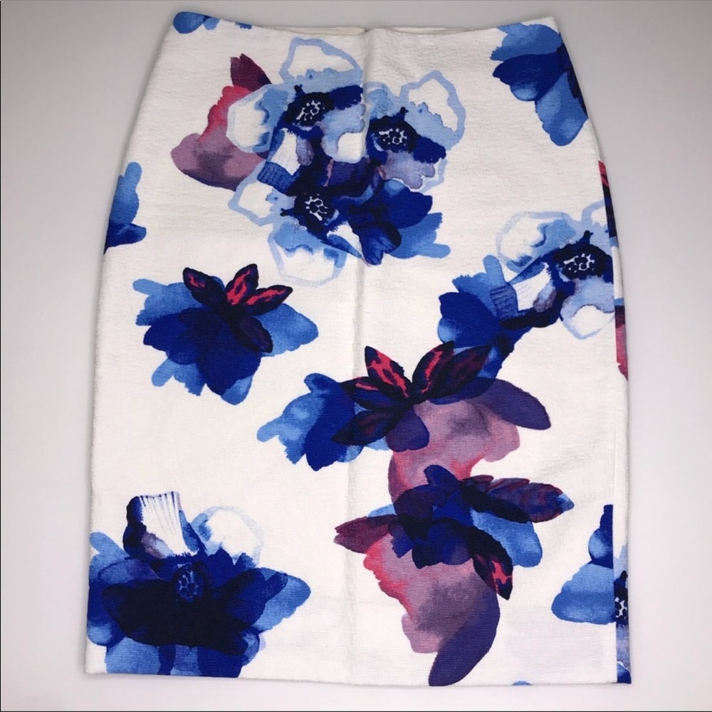 NWOT Banana Republic Floral Pencil Skirt size 4